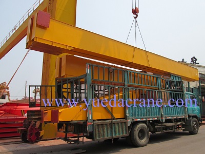 double girder gantry crane to Iraq