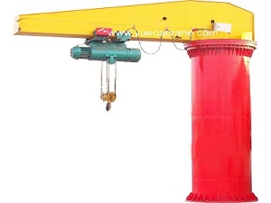 BZD model heavy duty floor mounted jib crane