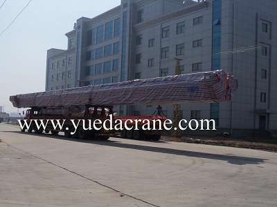 Sinlge girder gantry crane to Afghanistan