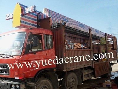 box frame single girder gantry crane to Chile