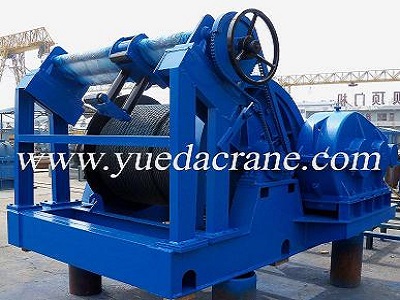 JM10ton electric winch to Tanzania