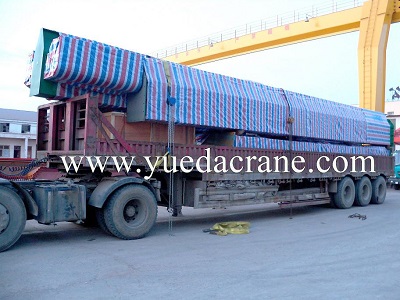 8ton single beam gantry crane to Saudi Arabia