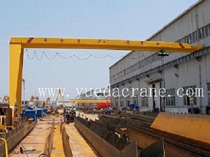 BMH Model Single Beam Semi Gantry Crane