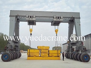 RTG rubber tyre mobile gantry crane