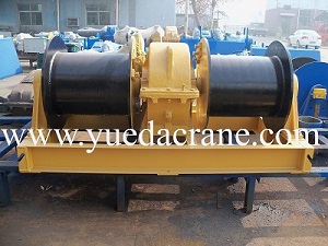 JM model double drum electric winch