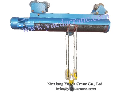 Monorail heavy duty electric hoist