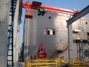 LZ model single girder grab bucket bridge crane