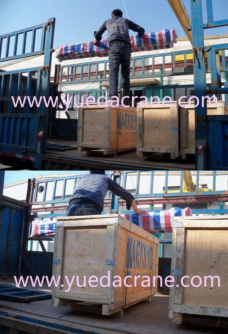 shipment of electric hoist and end carriage