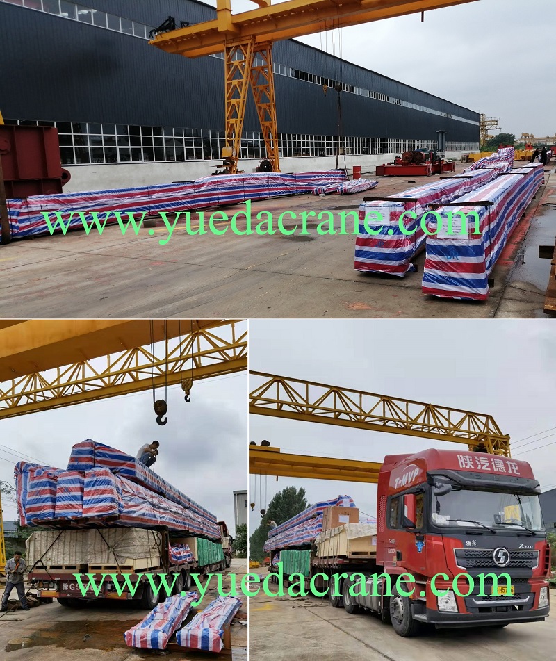 Single girder bridge crane and double girder bridge crane to Iran