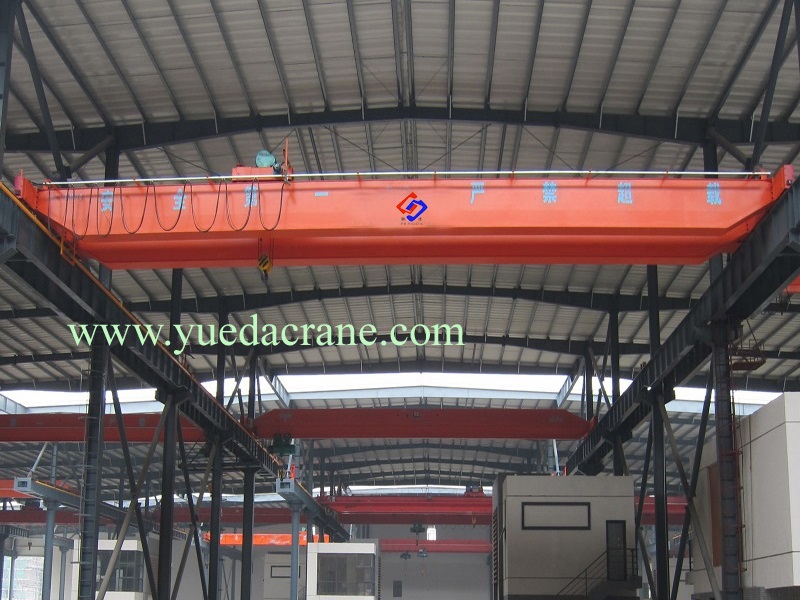 LH model double beam overhead crane with double rail electric hoist